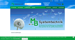 Desktop Screenshot of mb-systemtechnik.de